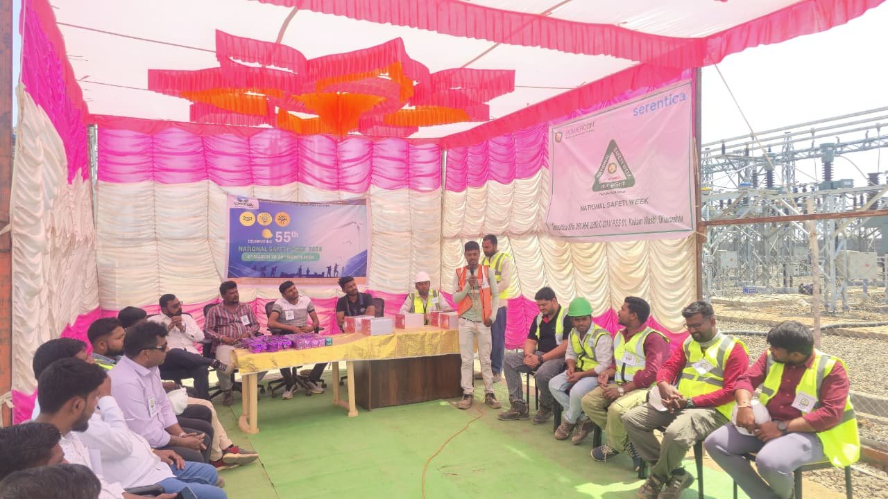 Team gathering during National Safety Week