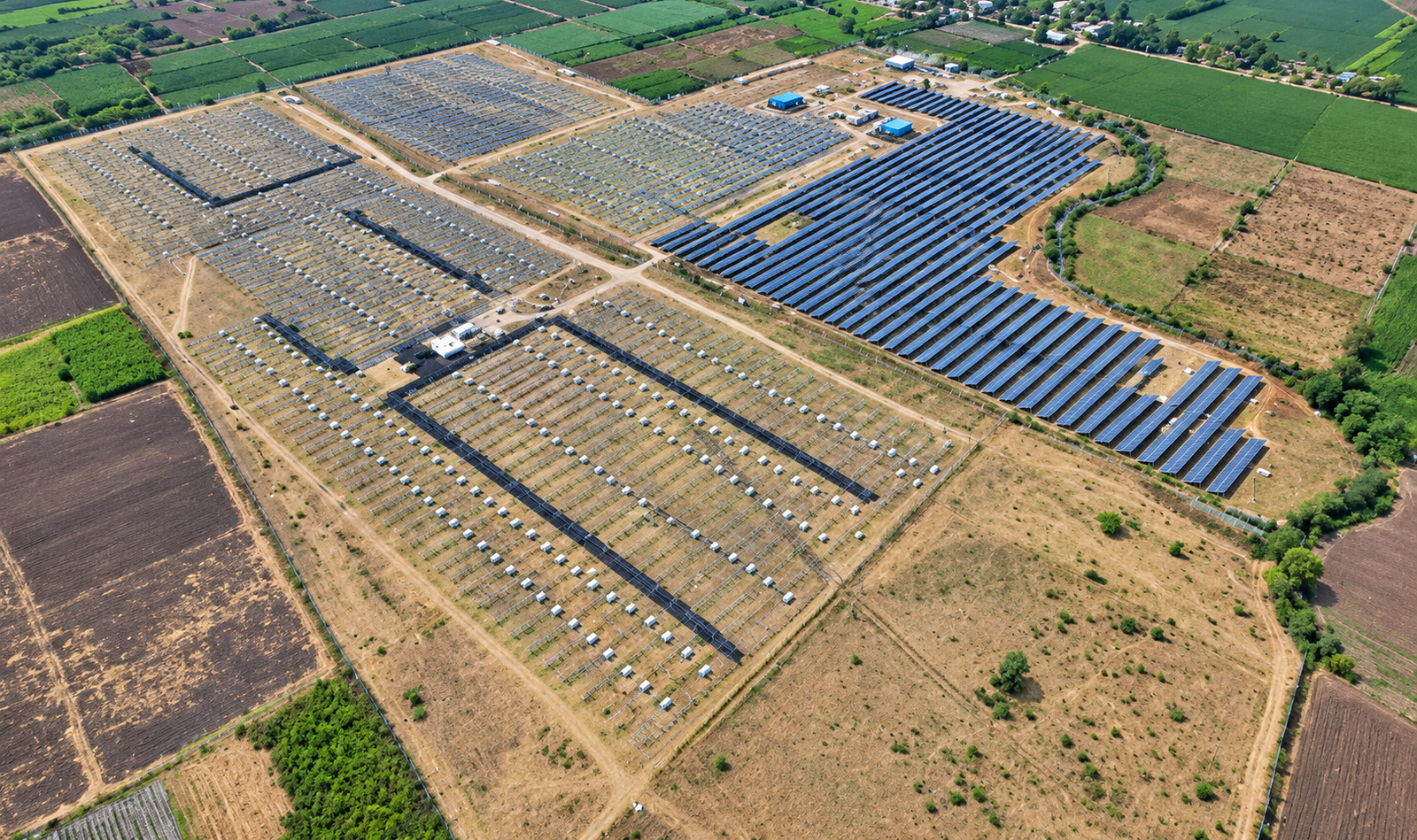 Utility-scale solar project